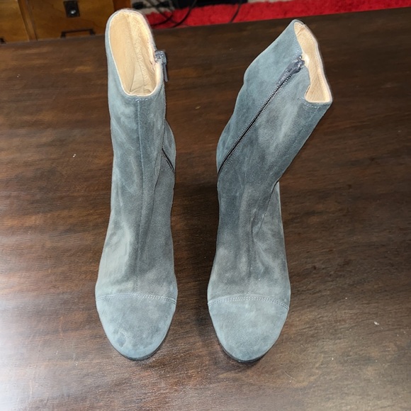 FP grey suede platform boots - Picture 3 of 7